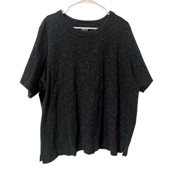 Duluth Trading Thick Heavy Duty Heathered Black Short Sleeve T-Shirt - Picture 1 of 3